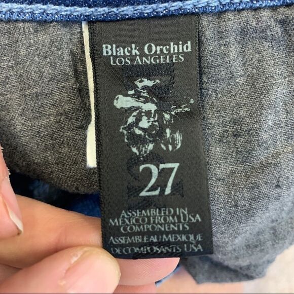 Black orchid blue Nile skinny jeans size 27 - Picture 5 of 15